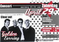Golden Earring show flyer Geldrop - Feesttent April 29, 2006